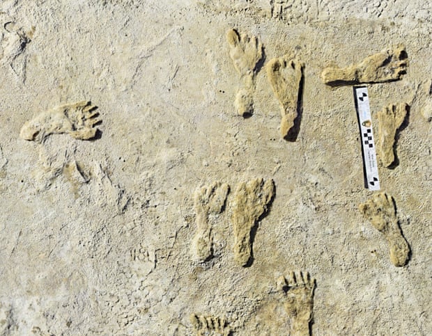 Oldest human footprints discovered in North America, Source: AP